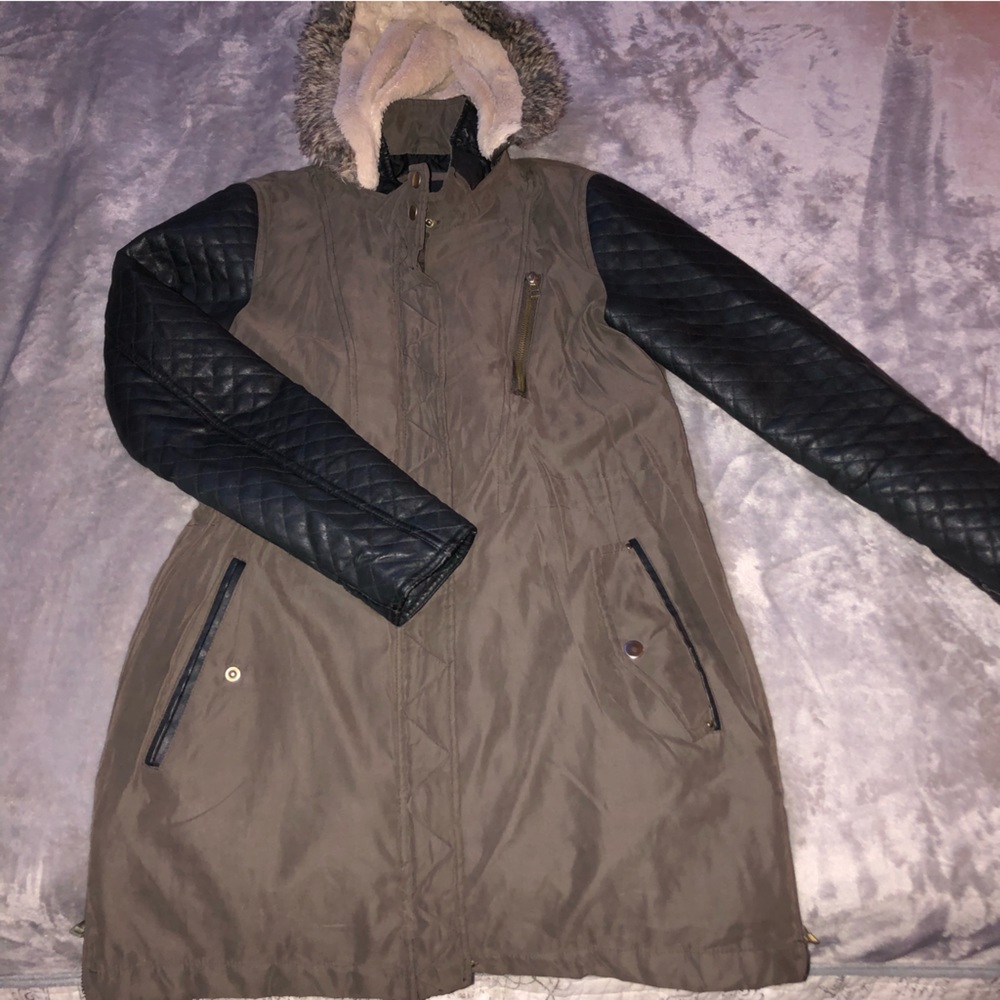 HOUSE brown/ black Parka, trench coat
